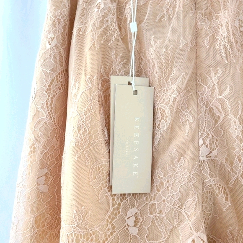 Keepsake Above Water Rose Pink Lace Shorts - Picture 7 of 8